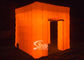 8'x8' portable cube tube Led inflatable photo booth for wedding events or parties night