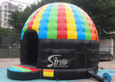 Kids N adults party inflatable disco dome bouncy castle made of lead free pvc tarpaulin