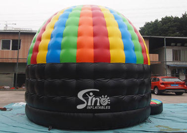 Kids N adults party inflatable disco dome bouncy castle made of lead free pvc tarpaulin